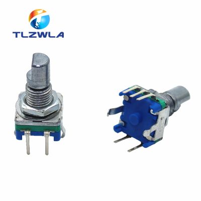 【YF】™▦☢  5Pcs Half axis rotary encoder handle length 15mm code switch/ EC11 / digital potentiometer with switch 5Pin