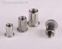 New 10Pcs 304 stainless steel Flat Head Rivet Nuts Set M3 M4 M5 M6 M8 M10 M12