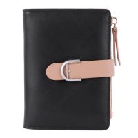 Womens Fashion Wallet Multi-Card Slots ID Card Holder Short Bifold Soft Clutch Bag