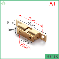 Hanak 1ชิ้นทองเหลืองลูกปัดเคลือบสำหรับล็อคประตูคลิปสปริงประตูตู้เก็บของจับบอลคู่สีเงินสลักประตูตู้เก็บของ42/50/60/70มม.