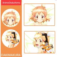 Anime Senki Zessho Symphogear Tachibana Hibiki พิมพ์สองด้านโยนหมอนครอบคลุมโยนหมอนครอบคลุม Otaku เครื่องนอน Dakimakura