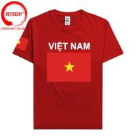 Vietnam Mens T Shirt Vietnamese Jerseys Nation News Tees Cotton T-Shirt Short Sleeve Fitness Clothing Country Flag Viet Nam Tops