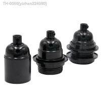 ☾ yizhan224080 2 Peças 10 50pcs Preto Bakelite Luz Soquete Rosqueado Lâmpada Holder E27 Acessórios Fenólico Parafuso Bulb Base