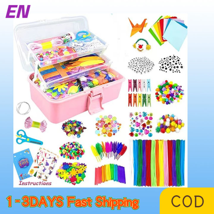 Art and Craft Supplies for Kids, Toddler DIY Craft Art Supply Set - All In  One for Craft DIY Art Supplies 