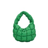 Green 24X17X5CM Fashion Quilted Shoulder Bags For Women Designer Pleated Cloud Mini Bag Famle Versatile Small Handbag Womens Cross Bag Tote 가방