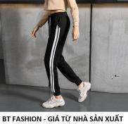 Quần Dài Nữ Thun Phom Rộng Jogger Thể Thao Thời Trang Hàn Quốc - BT