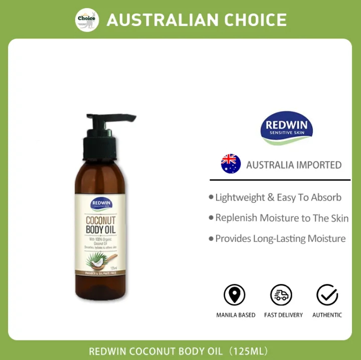Redwin Coconut Body Oil 125ml Lazada PH