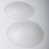 【CW】 200g/pair Silicone Breast Enhancer Transparent Inserts Women Swimsuit Bikini Push Up Bra Insert Silicone Breast Cover Pads