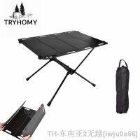 hyfvbu❣✔❁  Tryhomy Outdoor Folding Table Camping Aluminum Alloy BBQ Desk New