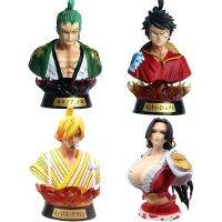 Zoro Luffy ซานจิงูเหลือมหนึ่งชิ้น16ซม. ทำจาก PVC หน้าอกแบบแฮนค็อกไฟกลางคืนของเล่นโมเดลสะสม Led เปลี่ยนสี