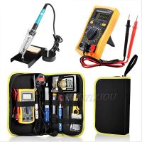 Adjustable Temperature Electric Soldering Iron Kit 220V 110V 60W Welding Solder Rework Station Heat Pencil Repair Tools