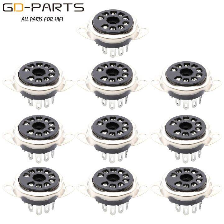 Chassis Mount 9pin Batelite Tube Sockets Valve Base For 6DJ8 12AX7