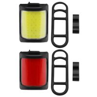 ✕ COB LED Flash Tail Rear Lights Type-C USB Charging Waterproof Bicycle Tail Light Lamp Multi Lighting Modes for Seatpost Backpack