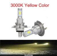 Muxall 2Pcs LED H15 H7 H4 CSP Car Headlight Day Driving Running Light 12V 4300K 6000K White Auto Fog Lamp For VW Audi BMW