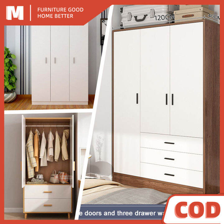 Wardrobe for Clothes Wood Furnitures Home 3 door
