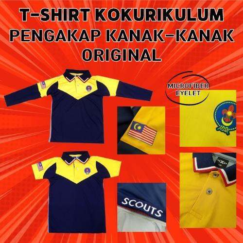 [JASA] T-Shirt Pengakap Kanak-Kanak Original Lengan Pendek Lengan ...