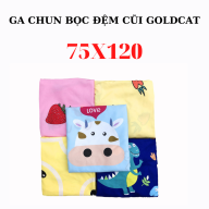 Ga vải bọc đệm cũi cho bé GOLDCAT- Kích thước 75x120cm, thiết kế bo chun dùng cho đệm 5-7cm. thumbnail