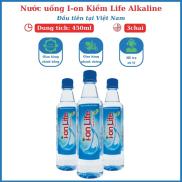 Freeship toàn quốc Nước uống đóng chai I-on Life kiềm Alkaline 3 chai dung