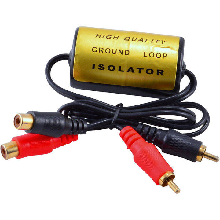 【Pandahuo】 RCA Audio Noise Filter Suppressor Ground Loop Isolator for