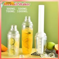 JEANG อุปกรณ์ทำครัวใสเครื่องมือบาร์หางโถผสมเครื่องดื่มแบบเขย่า Barware Shaker ถ้วย