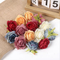 Artificial Rose Flower Heads For Home Wedding Party Decorations For lower Arrangements Fake Rose Flowers Garsen Outdoor Indoor Decora-10pcs