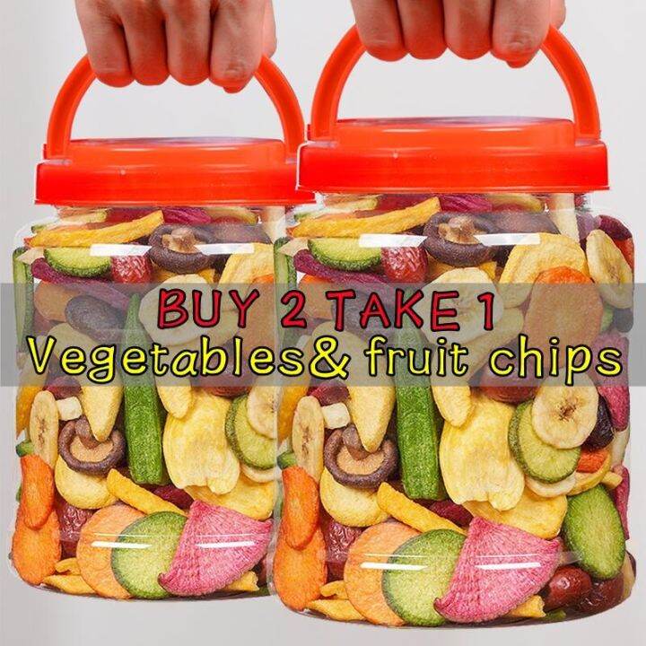 【buy2 Take1】Assorted Fruit And Vegetable Crisp Mixed Vegetables Dry ...