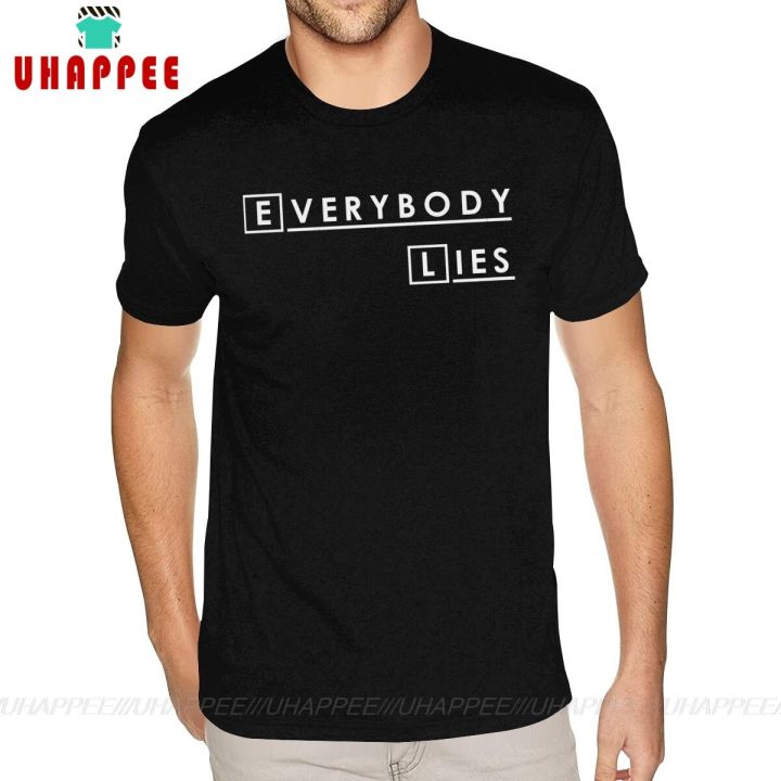 funny-house-md-everybody-lies-hugh-laurie-tee-shirts-for-men-short-sleeves-ultra-cotton-black-round-neck-t-shirts