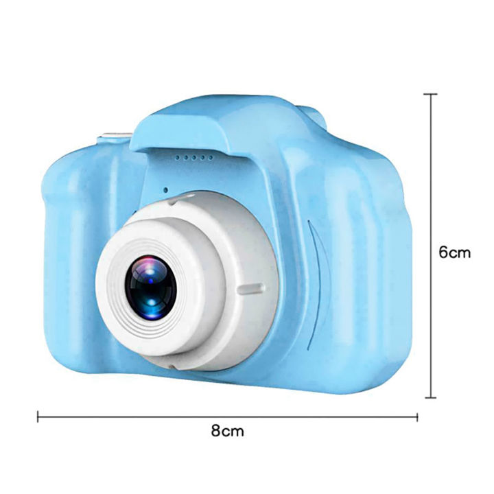 x2เด็กของเล่นการ์ตูนกล้องดิจิตอลสีสดใสใช้งานง่ายกล้องเด็กสำหรับการถ่ายภาพกลางแจ้งใช้