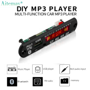 Aitemay Bo Mạch Giải Mã MP3 Bluetooth 5V 12V Bộ Thu Âm Thanh Không Dây AUX