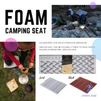 FORCLAZ  แผ่นปูรองนั่ง แผ่นปูรองนั่งโฟม เพื่อการเทรคกิ้ง/ตั้งแคมป์รุ่น TREK PAD ( Foam Camping Seat  ) CAMPING TENTS เต็นท์ แคมป์ปิ้ง ตั้งแคมป์