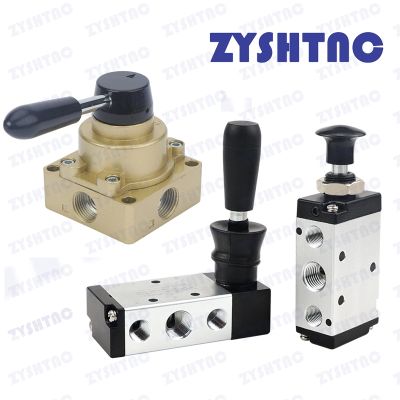 4H210 08 Pneumatic Switch Manual Valve Hand Wrench Control Pneumatic Control Valve 5/2 Way 4H210 Valve 4R210 4H310 HV-02/03/04