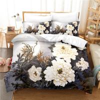 ❈✓ HelloToU Flowers Set Duvet Cover 3d Digital Printing Bed Size Fashion Design