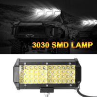 ไฟสปอตไลท์ Led 7 144W 10800lm สว่างมากสำหรับรถไถบาร์รถเรือออฟโรด4x4รถบรรทุก Atv Suv