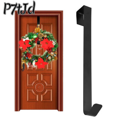 [P7tJd] ตะขอแขวนสำหรับประตูโลหะด้านหน้าเหนือตะขอยึดประตูพวงหรีดสำหรับการตกแต่งคริสต์มาส