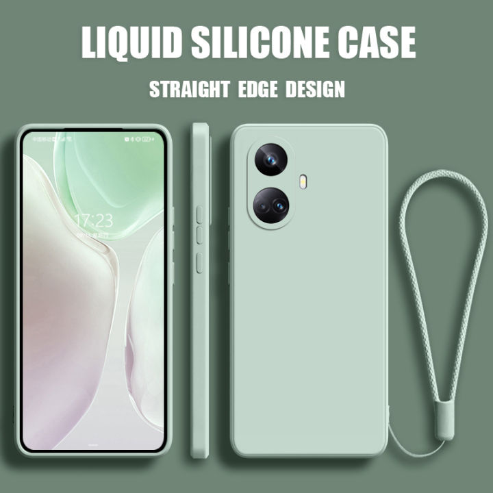 เคส-realme-10-pro-plus-case-เคสกันกระแทกซิลิโคนเหลวแบบเต็มรูปแบบต้นฉบับสี่เหลี่ยมจัตุรัสตัวป้องกันกล้องด้านหลัง