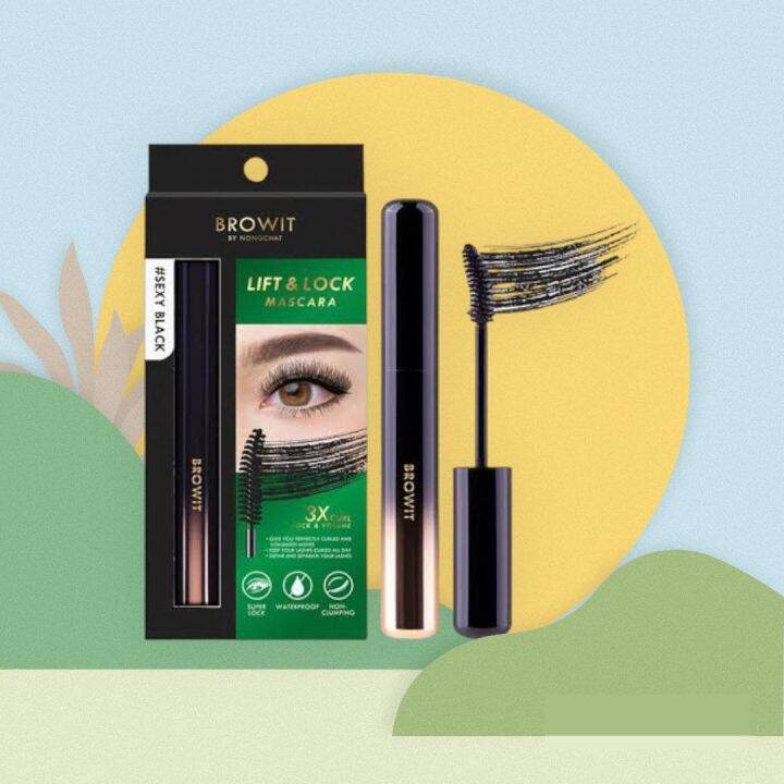 บราวอิท-ลิฟต์-แอนด์-ล็อค-มาสคาร่า-เซ็กซี่แบล็ก-6g-browit-lift-amp-lock-mascara