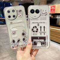 เคสโทรศัพท์ Realme 11x Realme11x C51 NFC 5G เคส ปลอกข้อเสนอสุดฮอตการออกแบบใหม่นักบินอวกาศการ์ตูนหมีซิลิโคนกันกระแทกใสผู้ถือบัตรปกอ่อน Case 2023