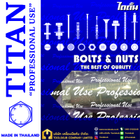 TITAN “PROFESSIONNAL USE” MADE IN THAILAND RP4385 ปุ๊กตะกั่ว 1/2" (1ตัวใน1ห่อ)