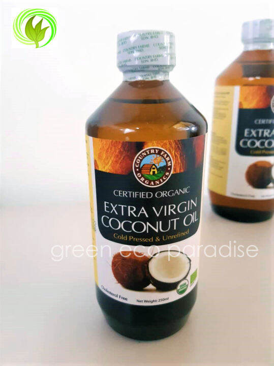 Country Farm Extra Virgin Coconut Oil 250ml Expiry Aug 2024 Lazada