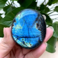 【CW】 Natural Stones Labradorite Blue Grey Moonstone Crystal Stone for Aquarium Decoration Accessories for Home