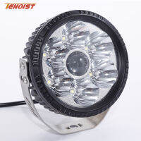 Super Bright 5 Inch White Yellow LED Work Fog Light For Auto Car SUV Offroad Truck A U 12-80V