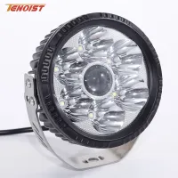 Super Bright 5 Inch White Yellow LED Work Fog Light For Auto Car SUV Offroad Truck A U 12-80V