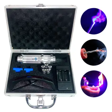 Powerful Blue Laser Pointer 450nm 10000m Focusable Blue Laser