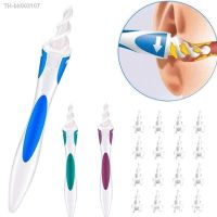 ❒▧► Silicone Ear Cleaner 16pcs Ear Wax Removal Cleaning Tools Replacement Spiral Tips ear cleaning kit Ear Picker Earwax Spoon Tool