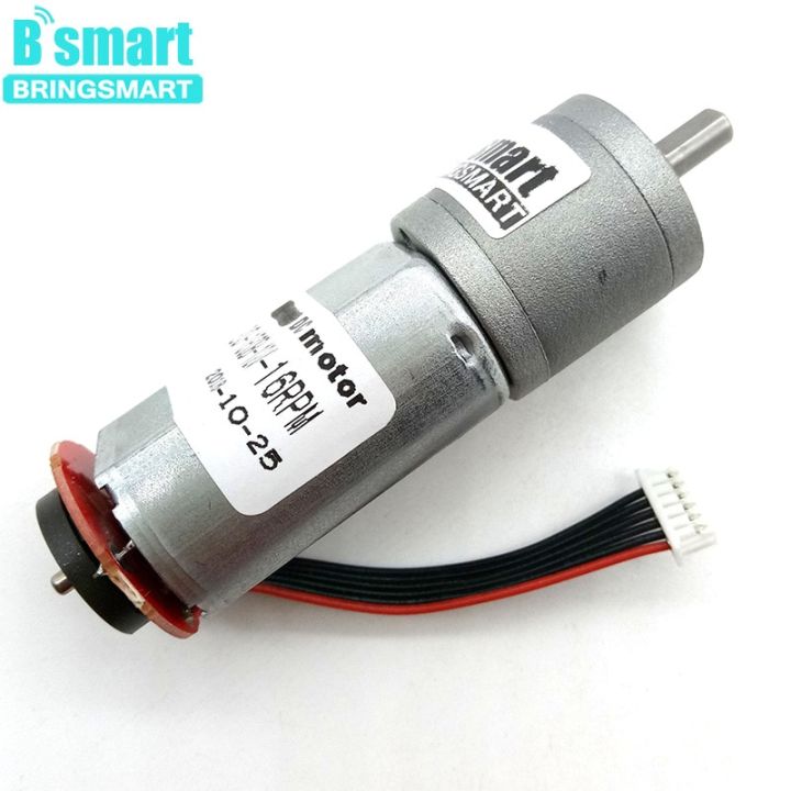 worth-buy-motor-listrik-เกียร์จอ-dc-เข้ารหัส-jga20-180b-12โวลต์กระปุกเกียร์เพลากลางมินิฮอลล์เครื่องยนต์ดิสก์รหัส