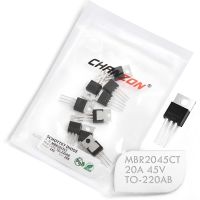 10 Pcs Chanzon MBR2045CT Schottky Barrier Rectifier Diodes 20A 45V TO-220AB TO-220 20 Amp 45 Volt Electrical Circuitry Parts