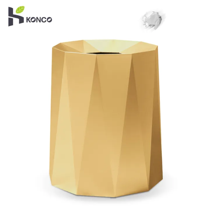 Konco 12L Trash can Double decker Recycling Bins Kitchen Bathroom