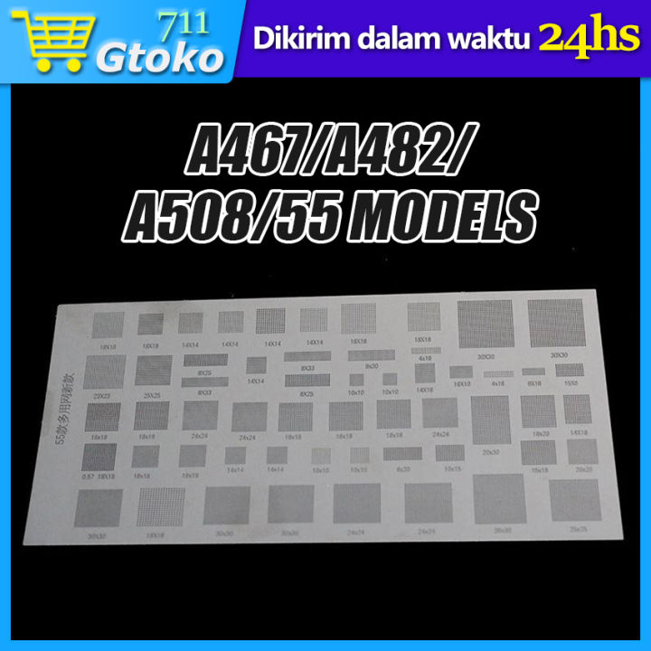 In Plat Cetak Ic Bga Amaoe Stencil All Varian Universal Set