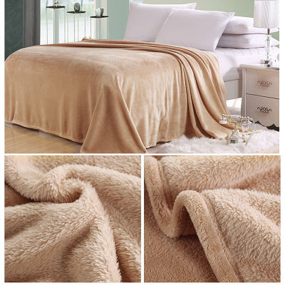 RomanticHouse ผ้าห่มลาฟาแยตสองด้านขนาด100 × 150ซม. ผ้ากำมะหยี่ผ้าห่มผ้าห่มนอนเครื่องปรับอากาศเป็น
