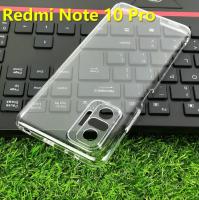 เคสใส PC แข็งประดับคริสตัลสำหรับ Xiaomi Redmi Note 10 Pro เคสโทรศัพท์แบบแข็งกันกระแทกโปร่งใส